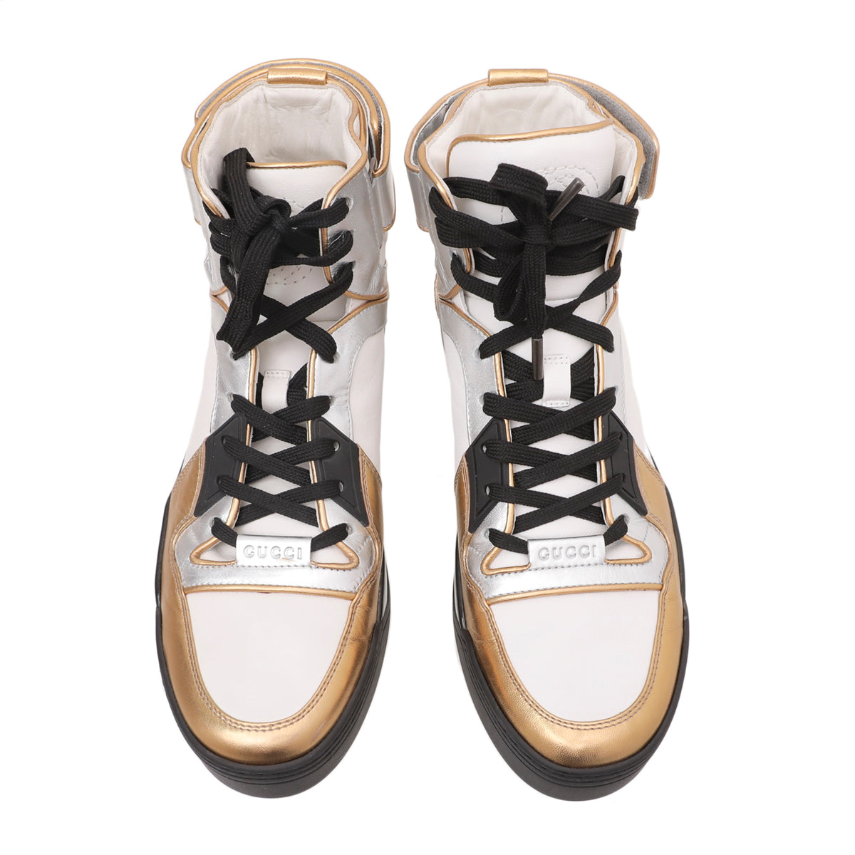 Gucci Tricolor High Top Sneakers 41.5