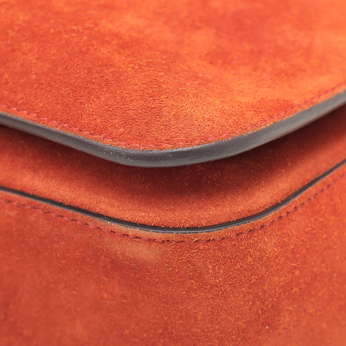 Gucci Orange Suede Jackie Soft Shoulder Bag