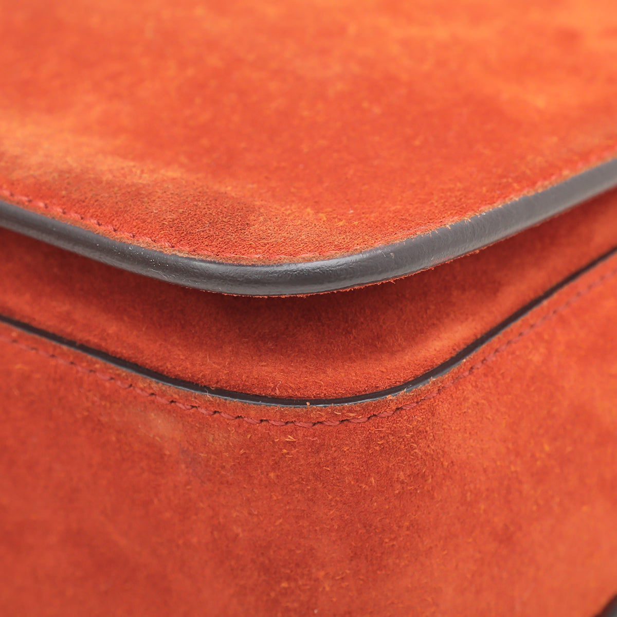 Gucci Orange Suede Jackie Soft Shoulder Bag