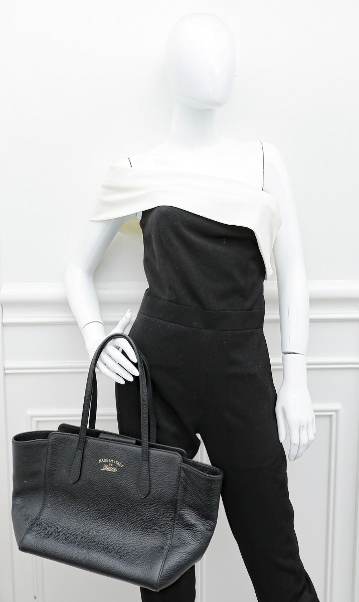 Gucci Black Swing Tote Small Bag