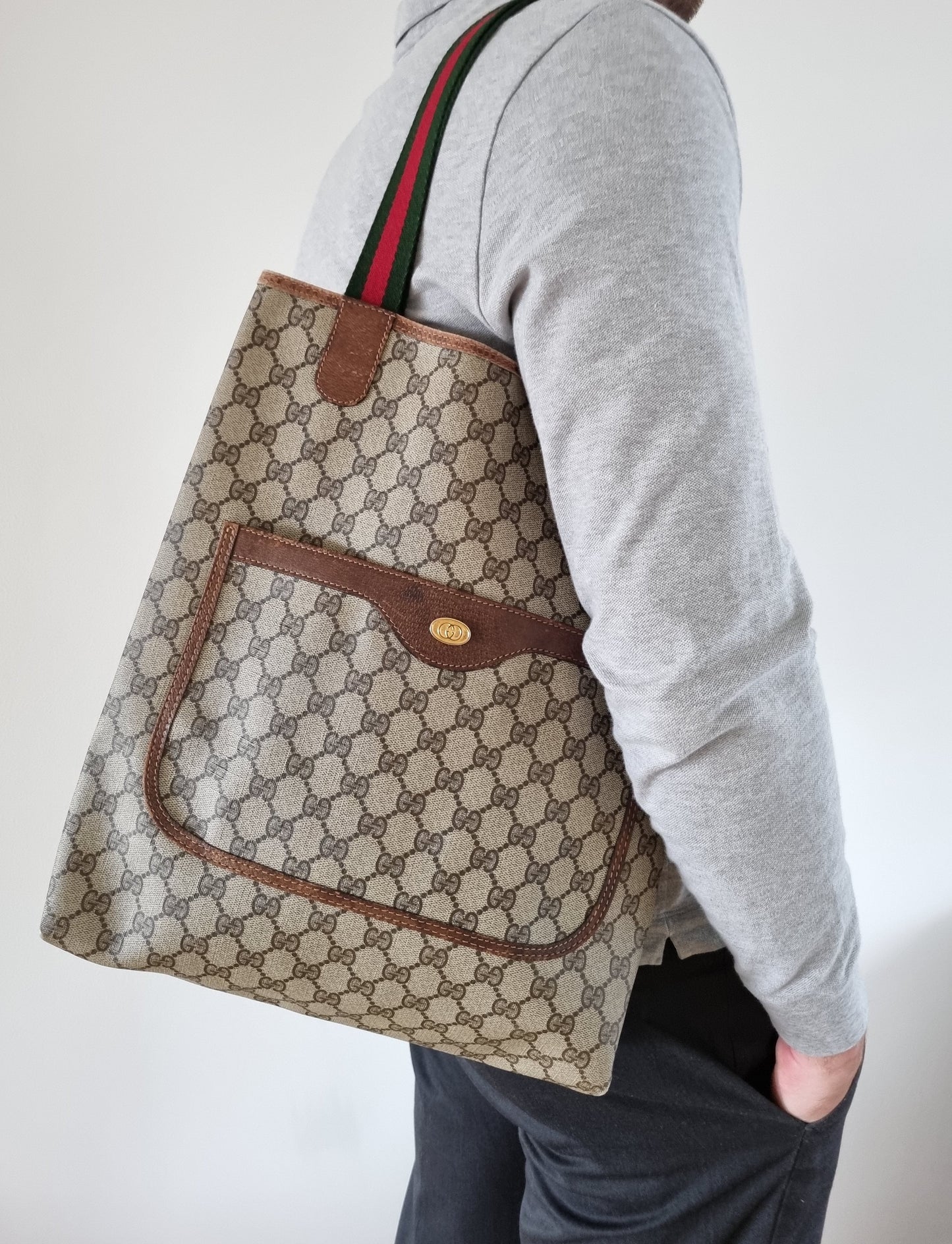 Gucci Accessory Beige Tote Bag