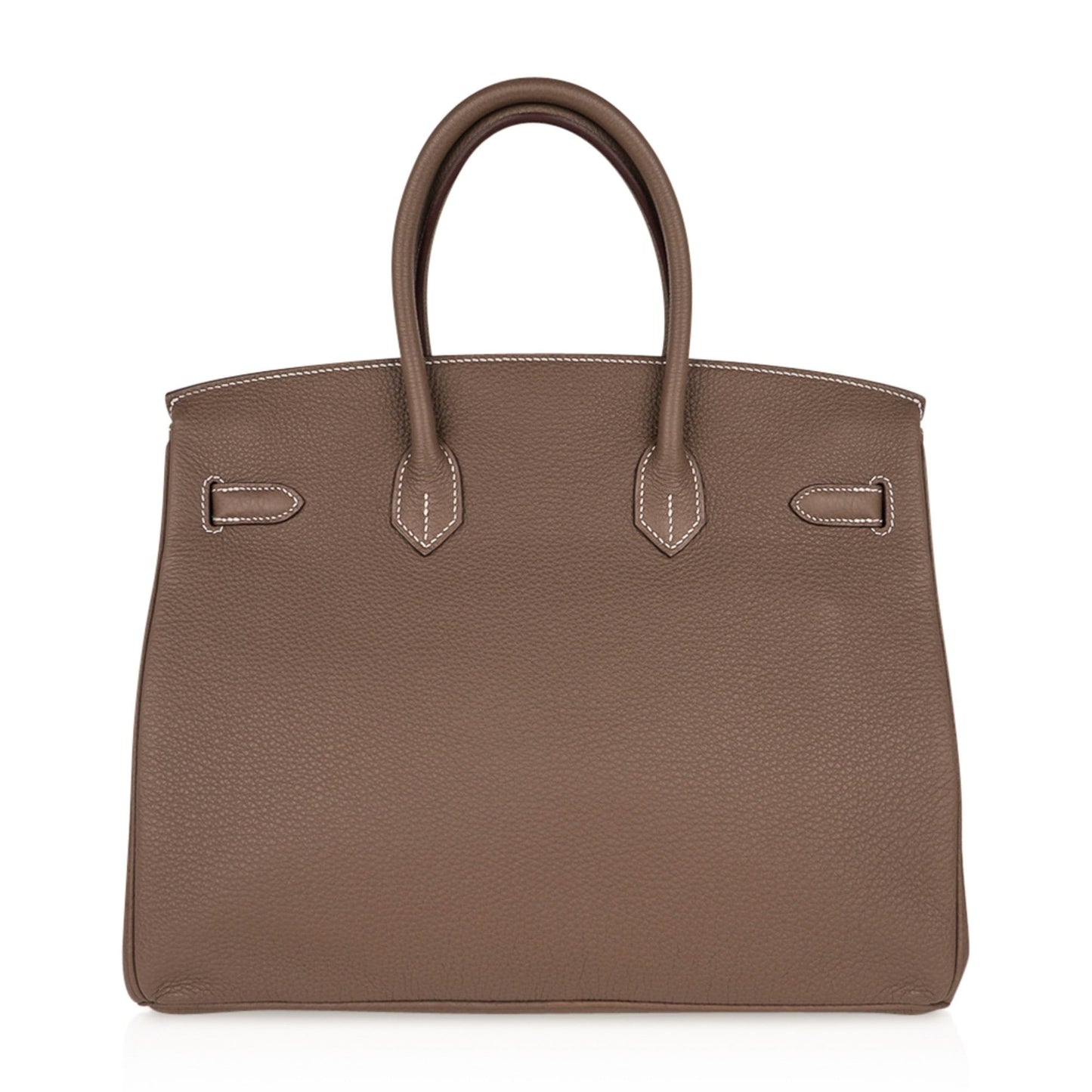 Hermes Birkin 35 Bag Etoupe Gold Hardware Togo Leather Neutral Taupe