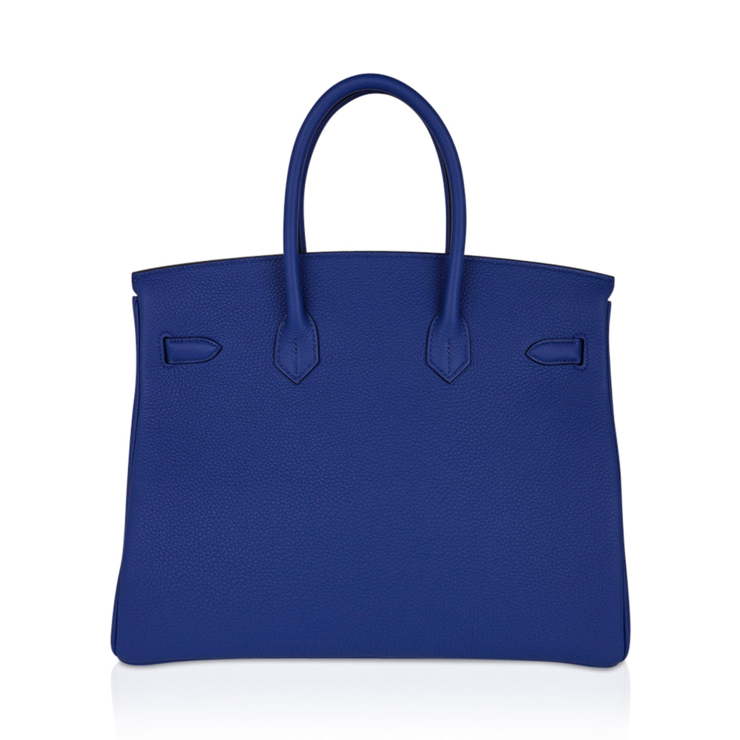 Hermes Birkin 35 Bag Blue de France Togo Leather with Palladium Hardware
