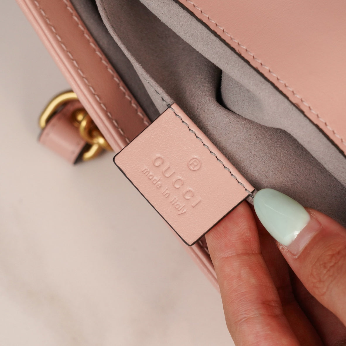 BOLSA GUCCI MARMORT MINI 22