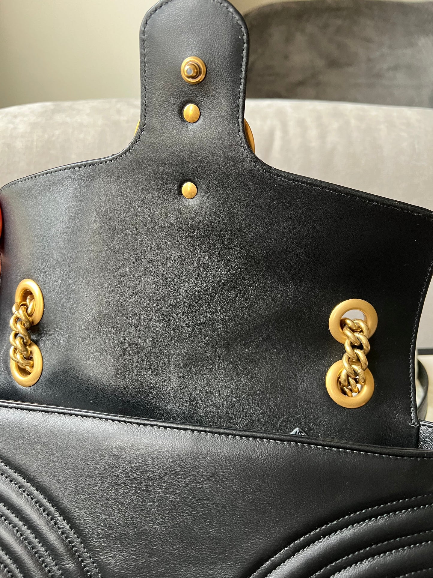 Gucci GG Black Marmont Small Shoulder Bag (RRP £1800)