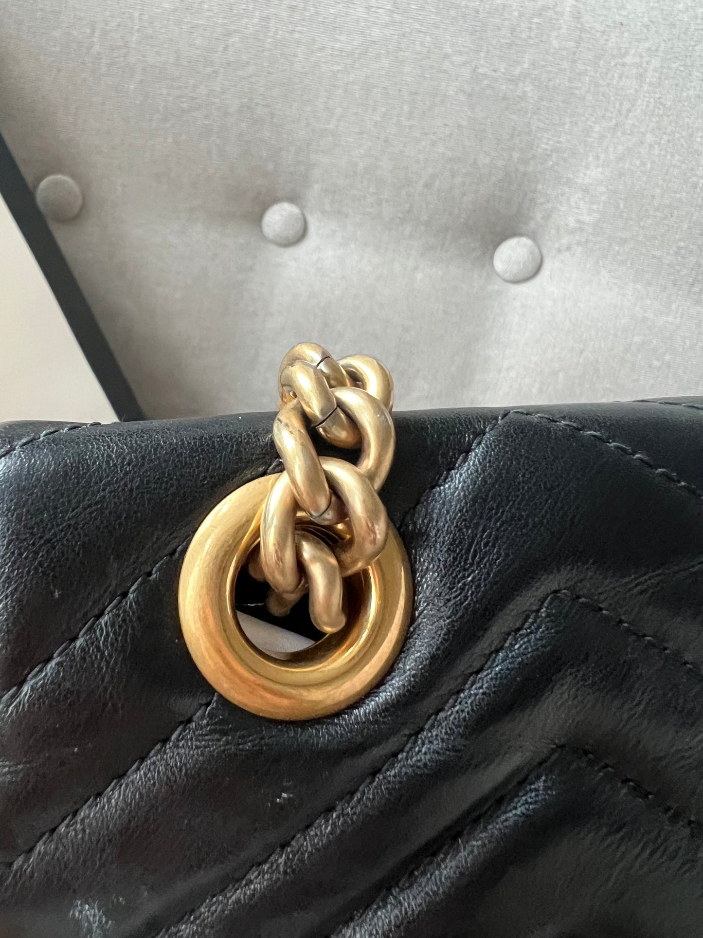 Gucci GG Black Marmont Small Shoulder Bag