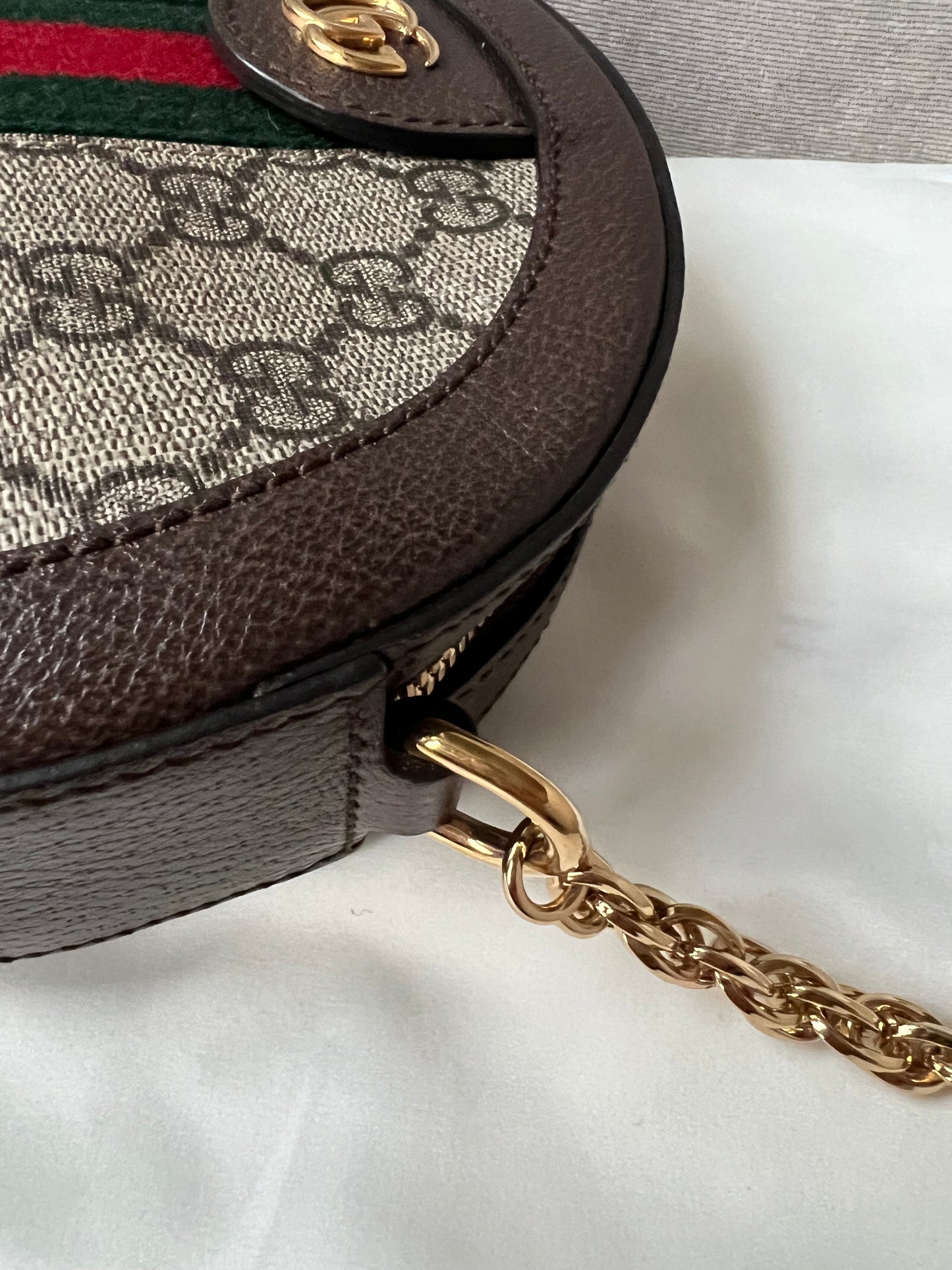 Gucci GG Ophidia Mini GG Round Shoulder Bag (RRP £1,160)