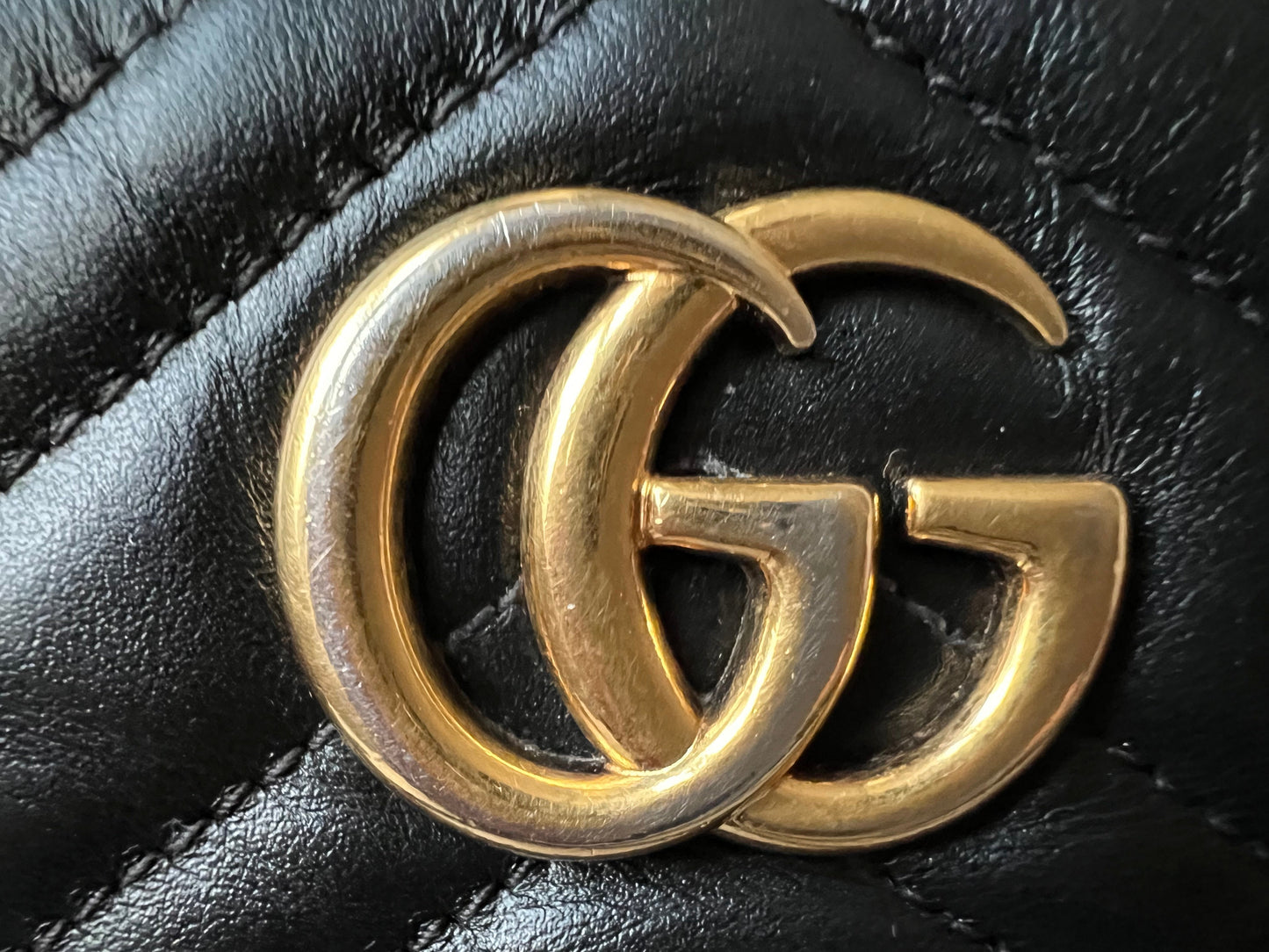 Gucci GG Black Marmont Mini Shoulder Bag (RRP £1,160)