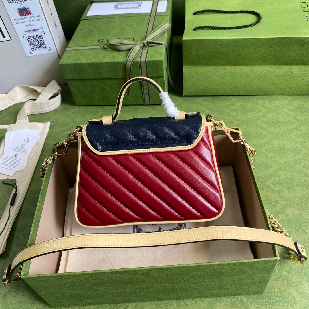 Gucci Marmont Mini Top Handle Bag