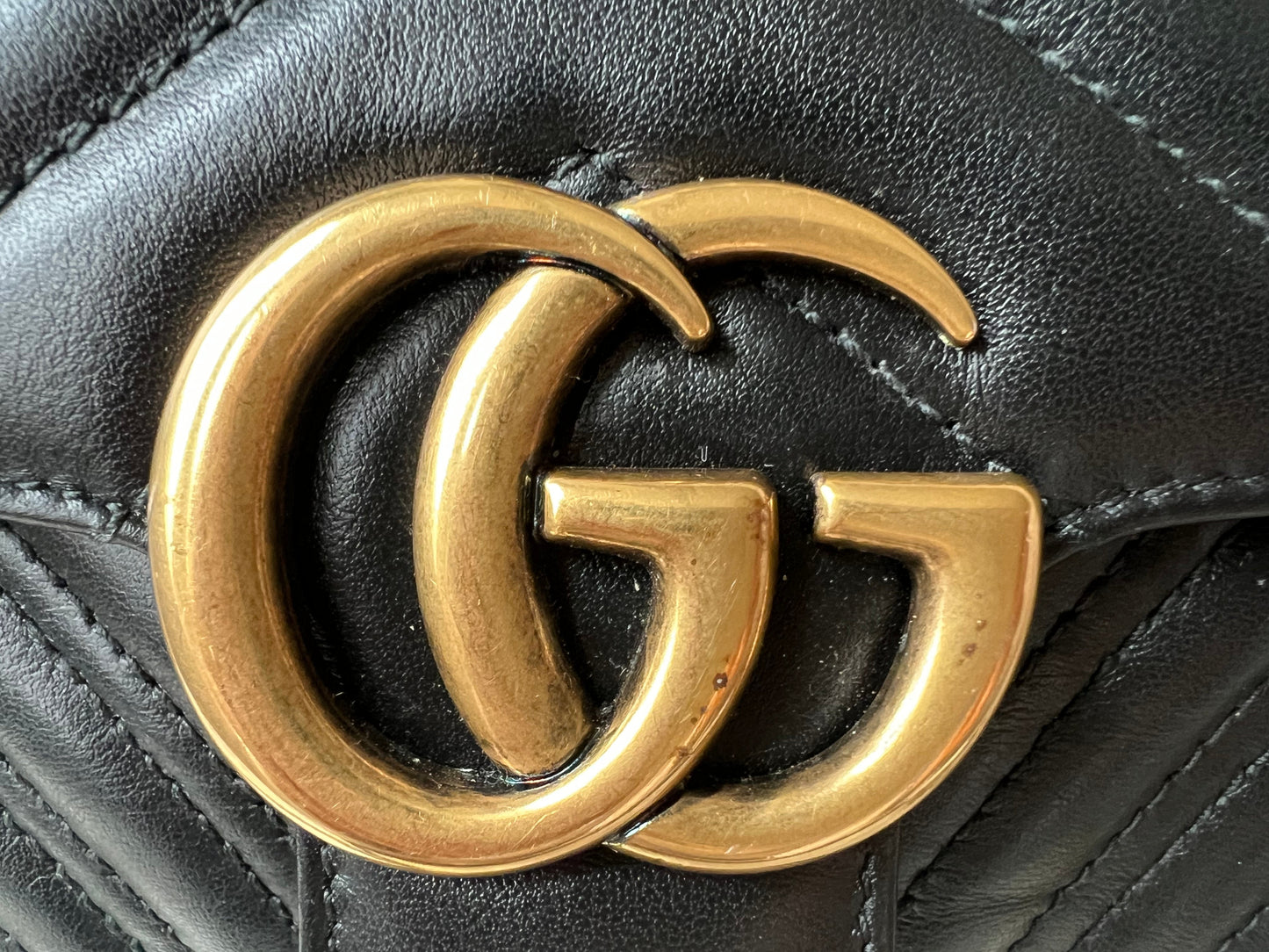 Gucci GG Black Marmont Mini Shoulder Bag (RRP £1,700)