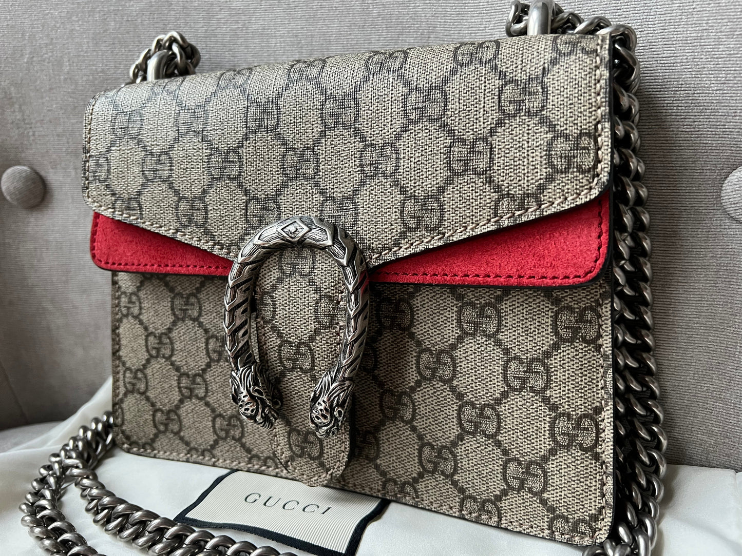 Gucci Dionysus GG Supreme Mini Shoulder Bag