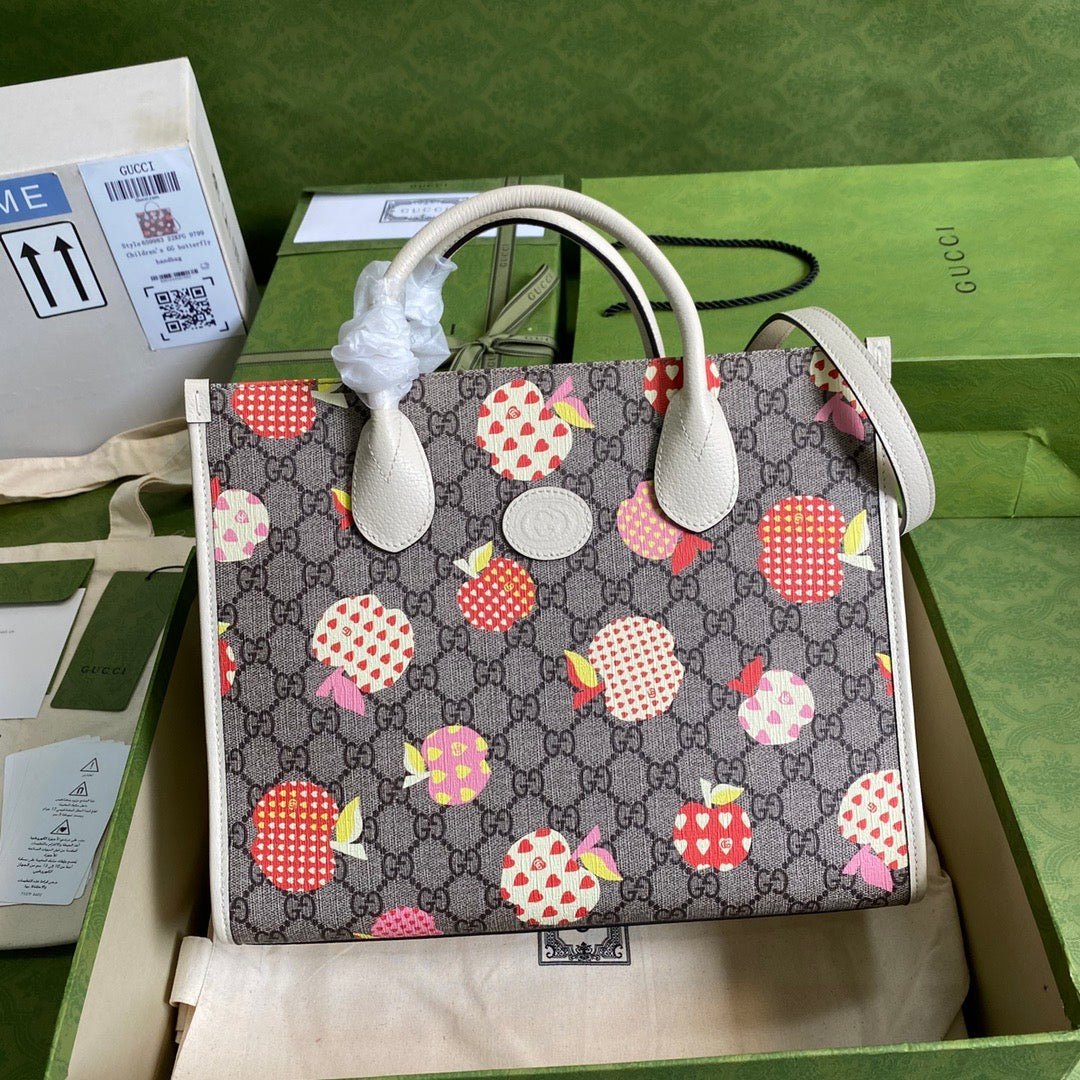 Gucci Les Pommes Small Tote Bag