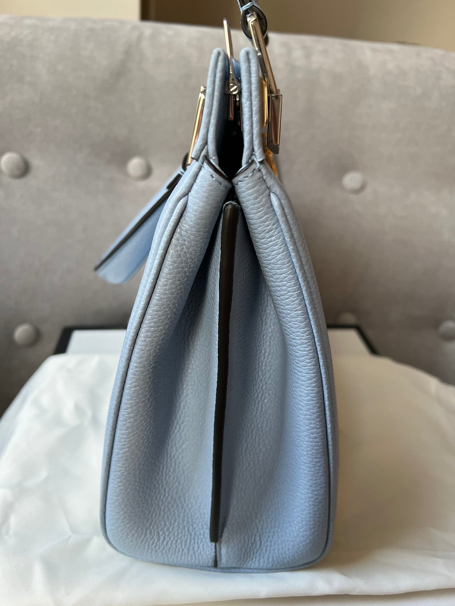 Gucci Pale Blue Medium Zumi Tote (RRP £2210)