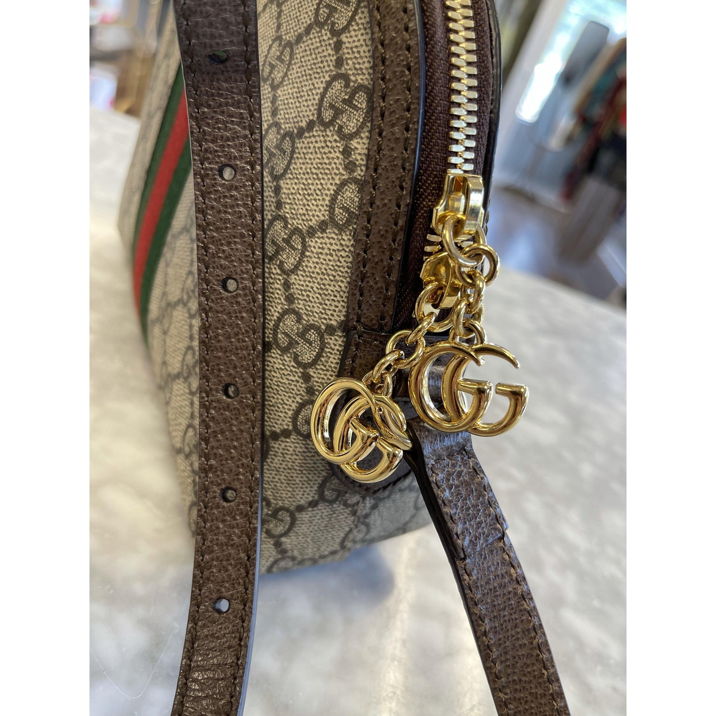 Gucci GG Supreme Ophidia Shoulder Bag