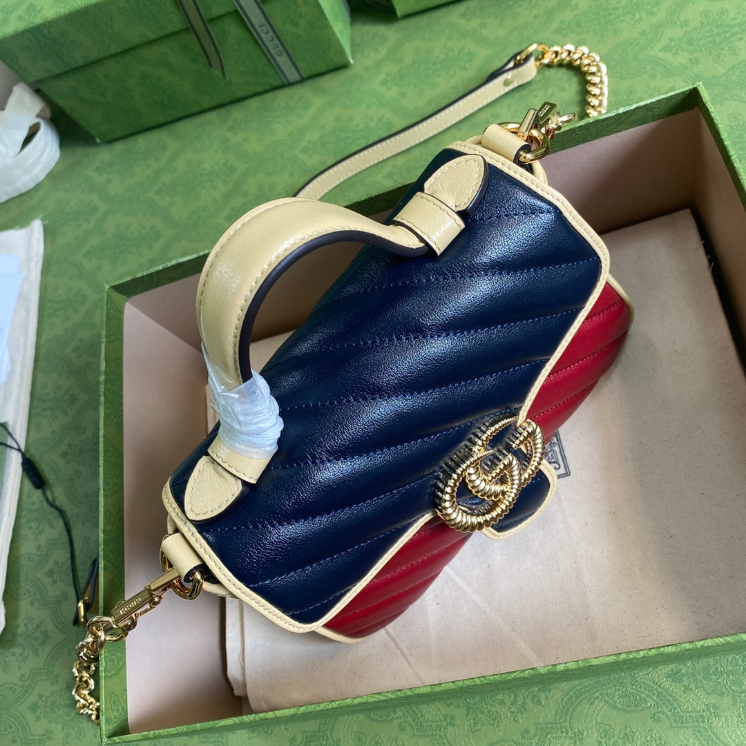 Gucci Marmont Mini Top Handle Bag