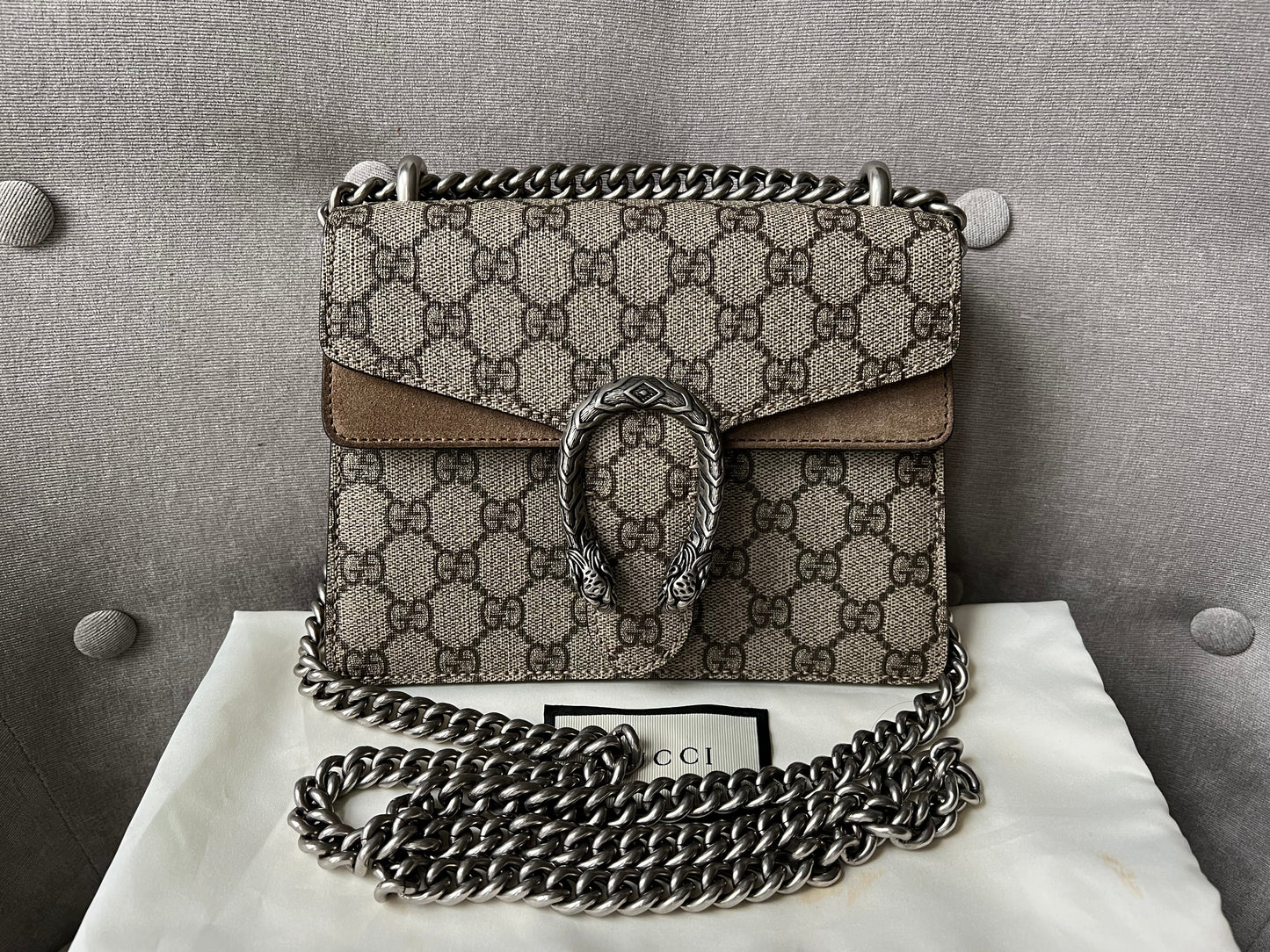 Gucci Dionysus GG Supreme Mini Shoulder Bag