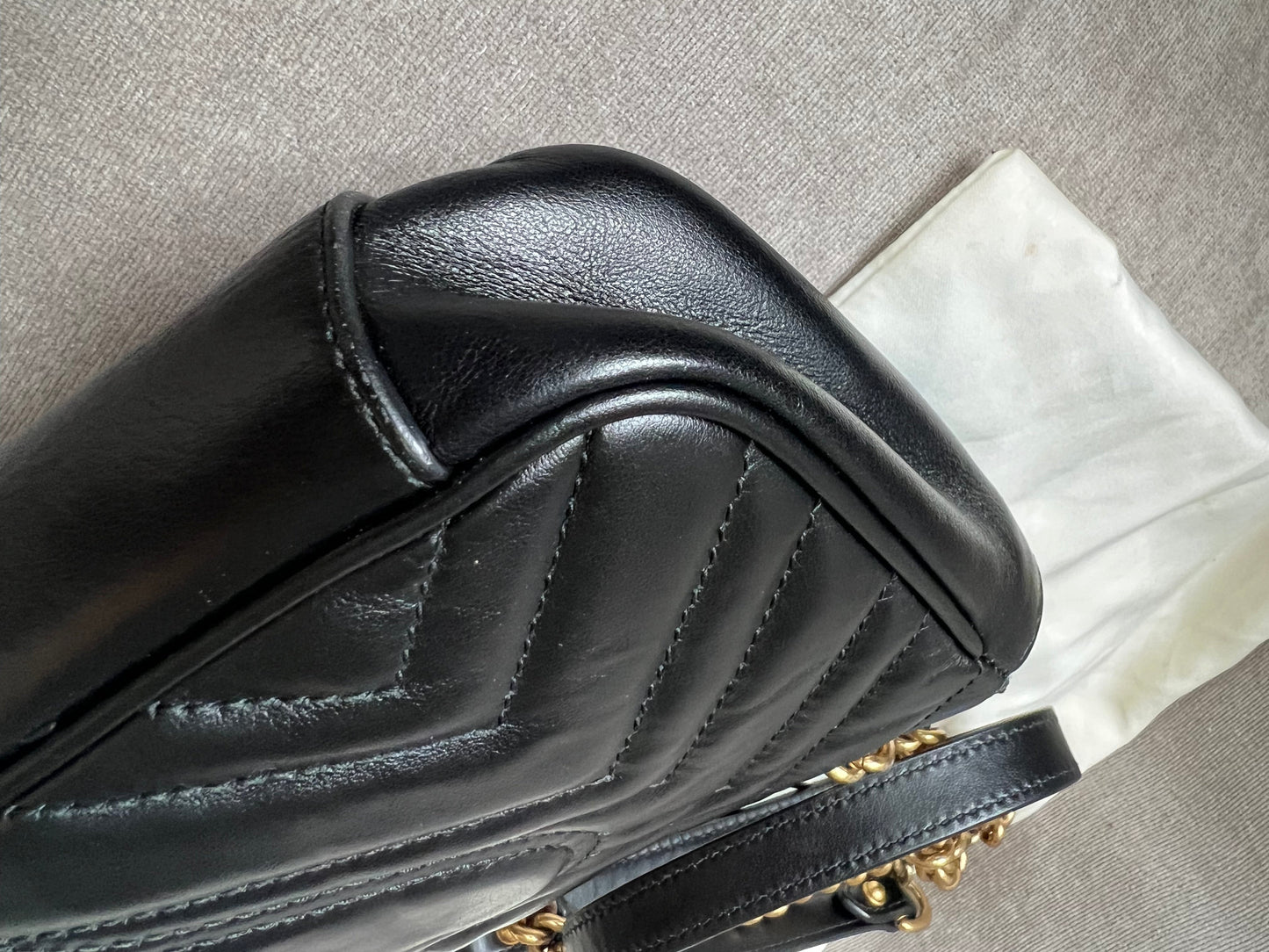 Gucci GG Black Marmont Mini Shoulder Bag (RRP £1,700)