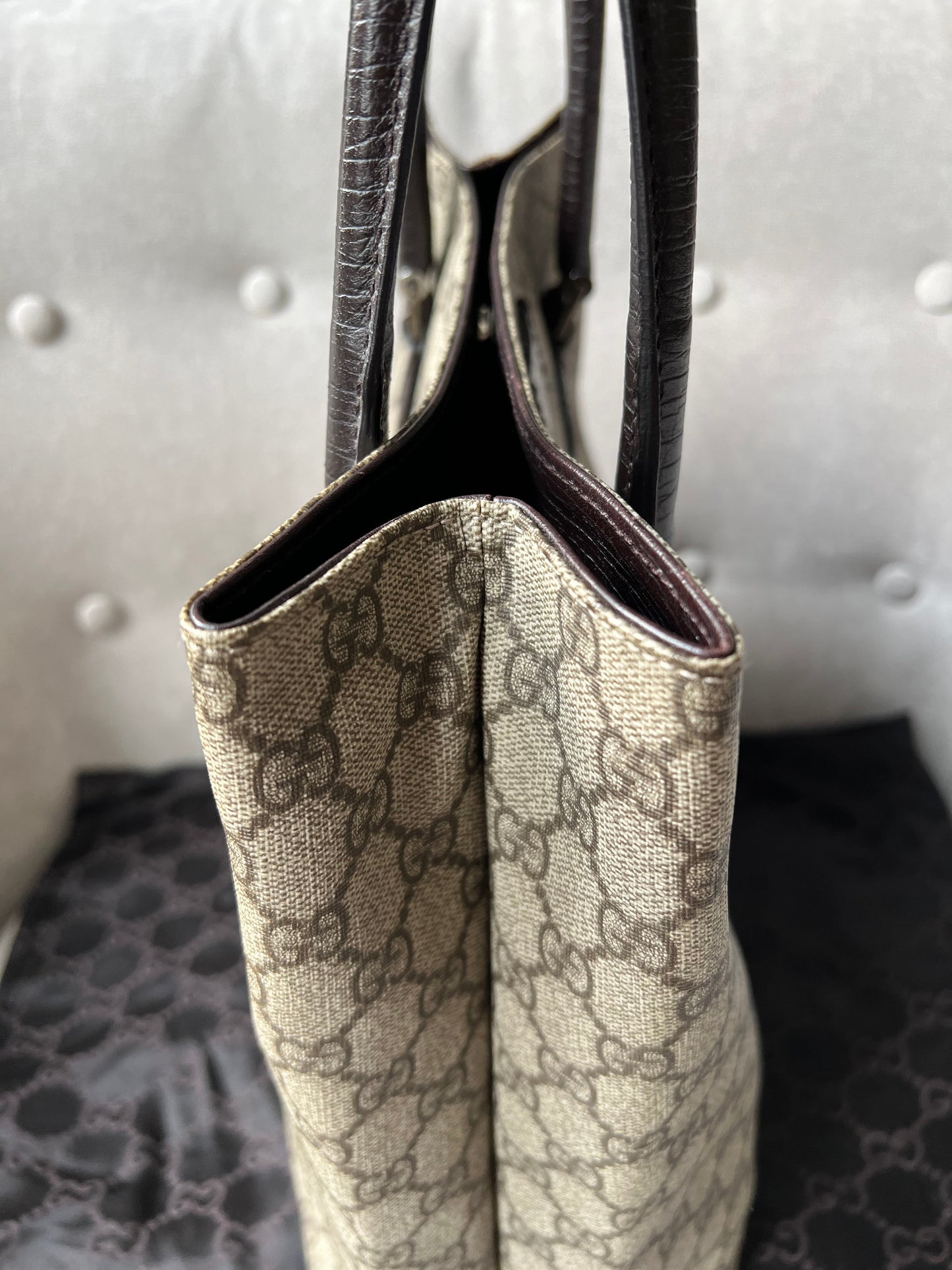 Gucci GG Monogram Canvas Tote Bag