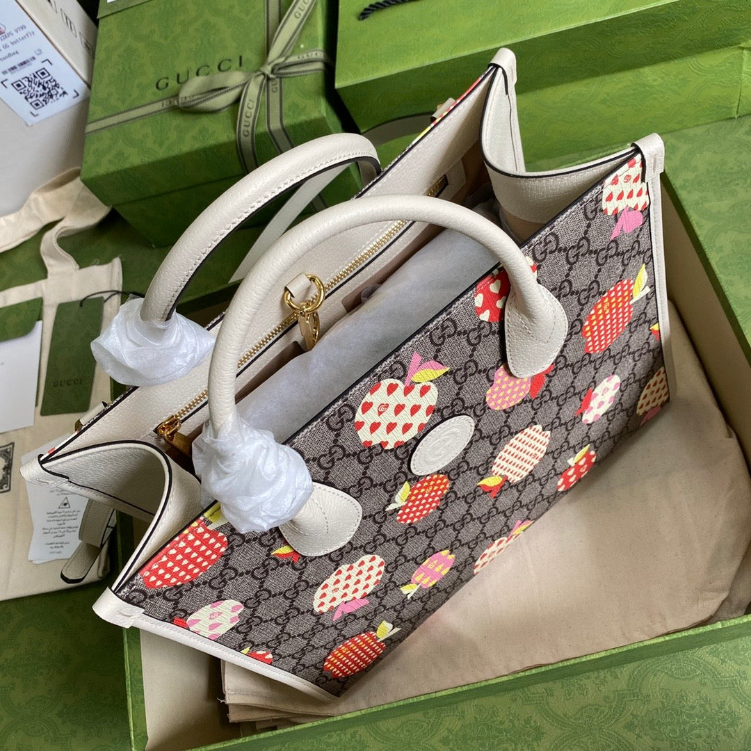 Gucci Les Pommes Small Tote Bag