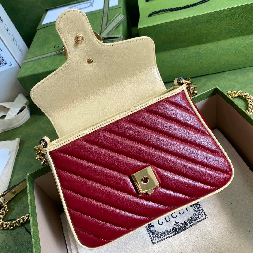 Gucci Marmont Mini Top Handle Bag