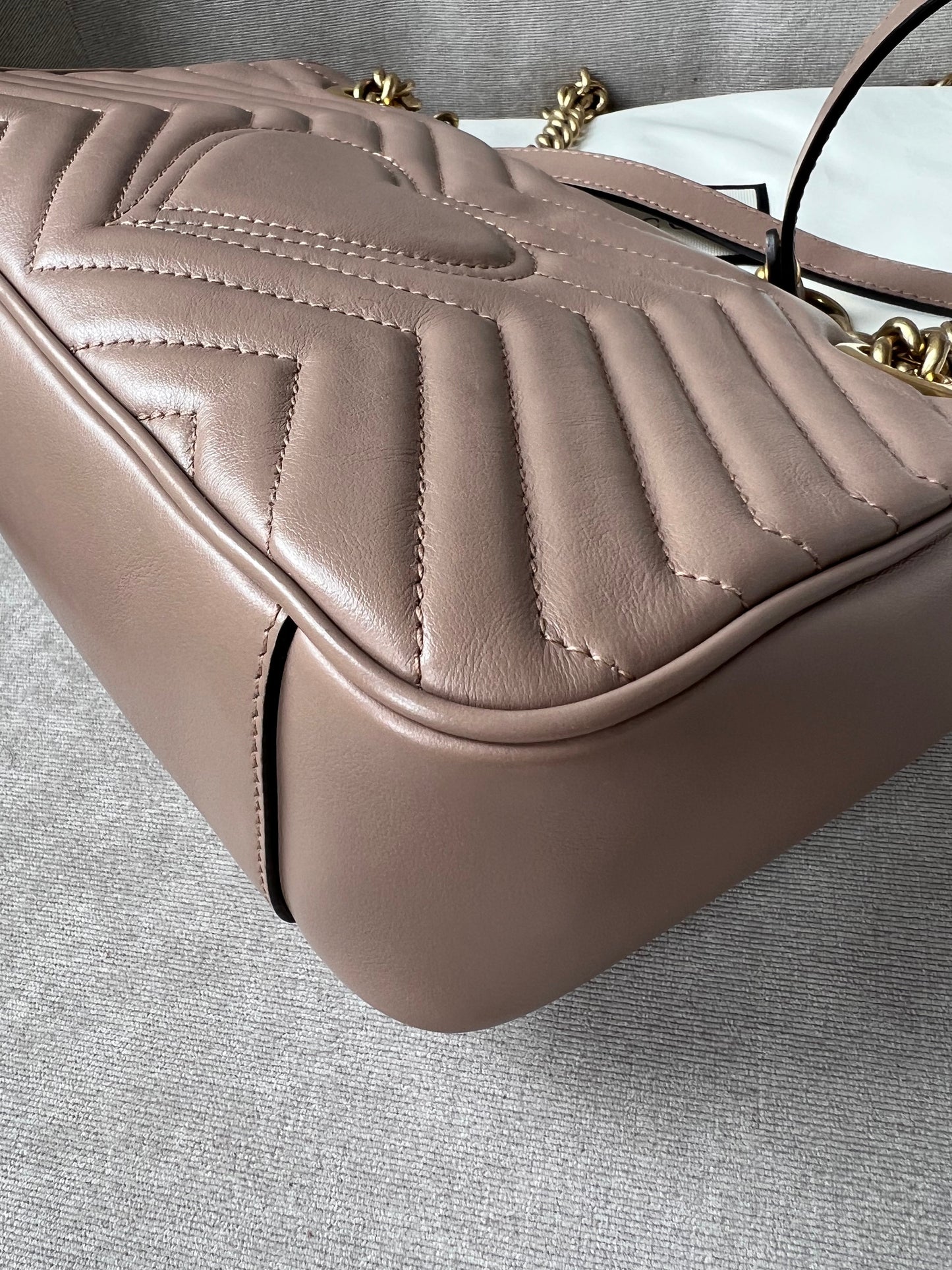 Gucci GG Dusty Pink Marmont Small Shoulder Bag (RRP £1800)
