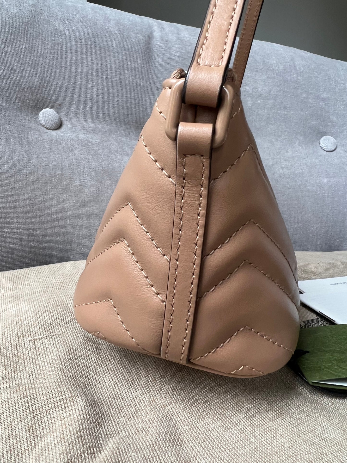 Gucci GG Rose Beige Marmont Shoulder Bag