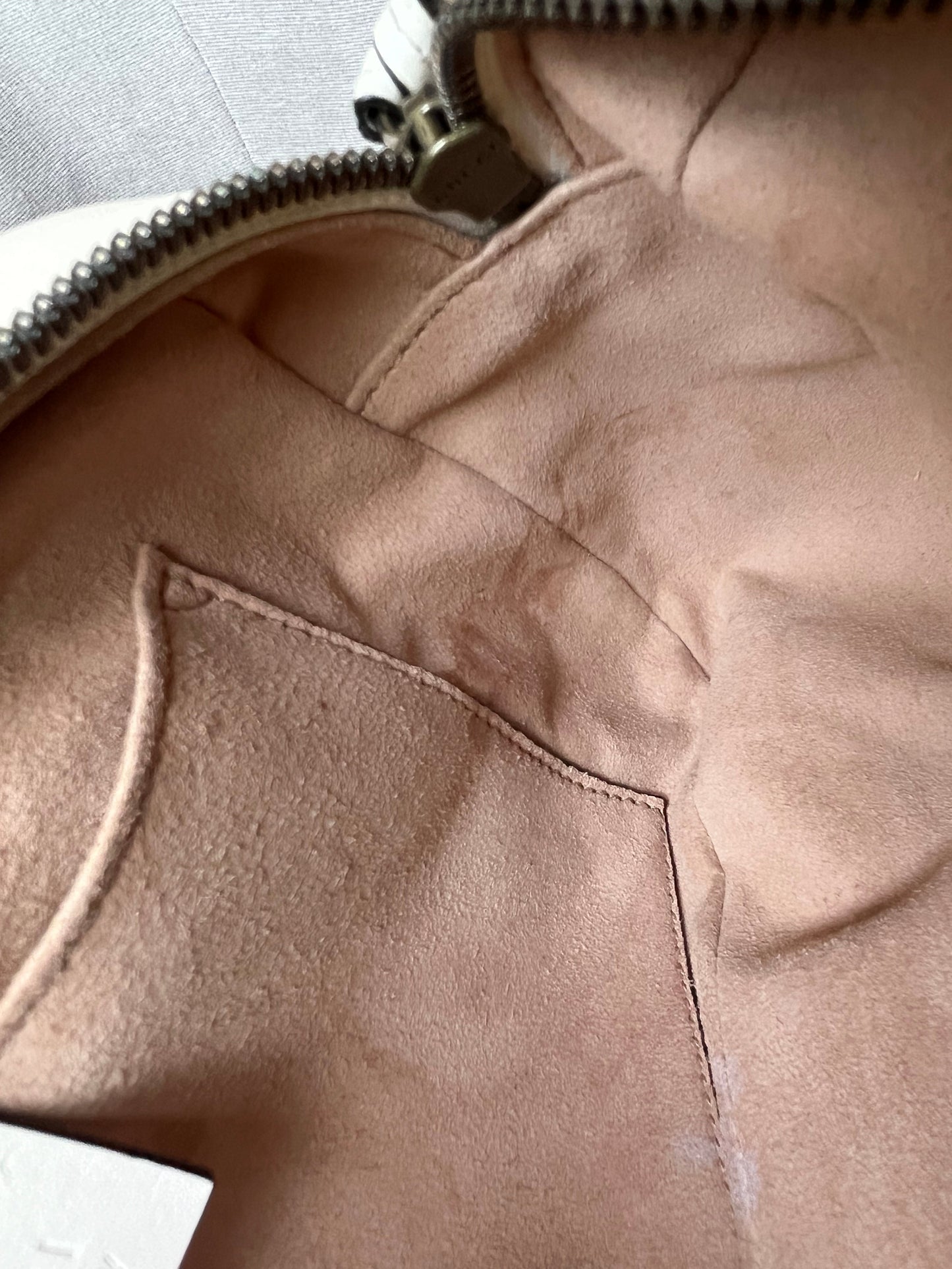 Gucci GG White Marmont Small Shoulder Bag