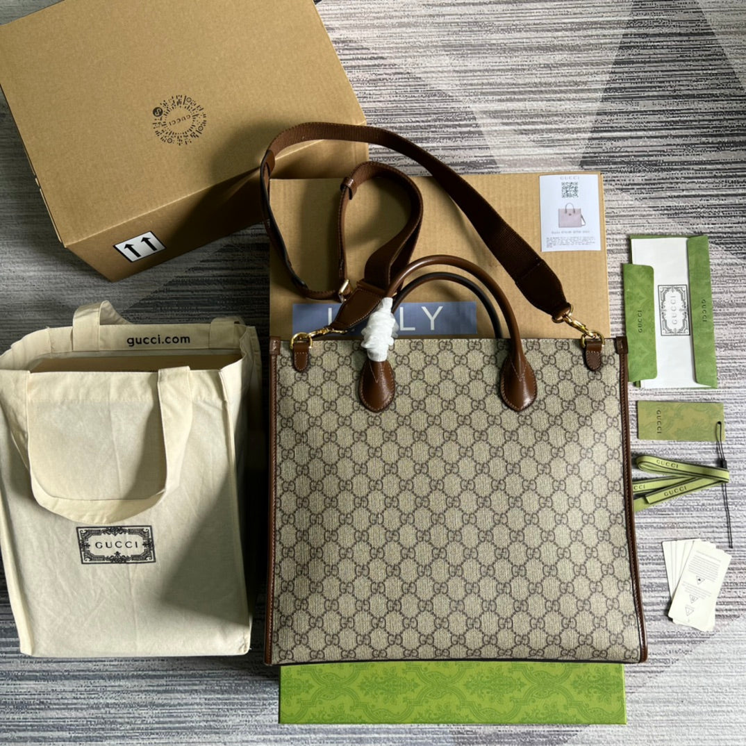 Gucci Medium Tote Bag With Interlocking G