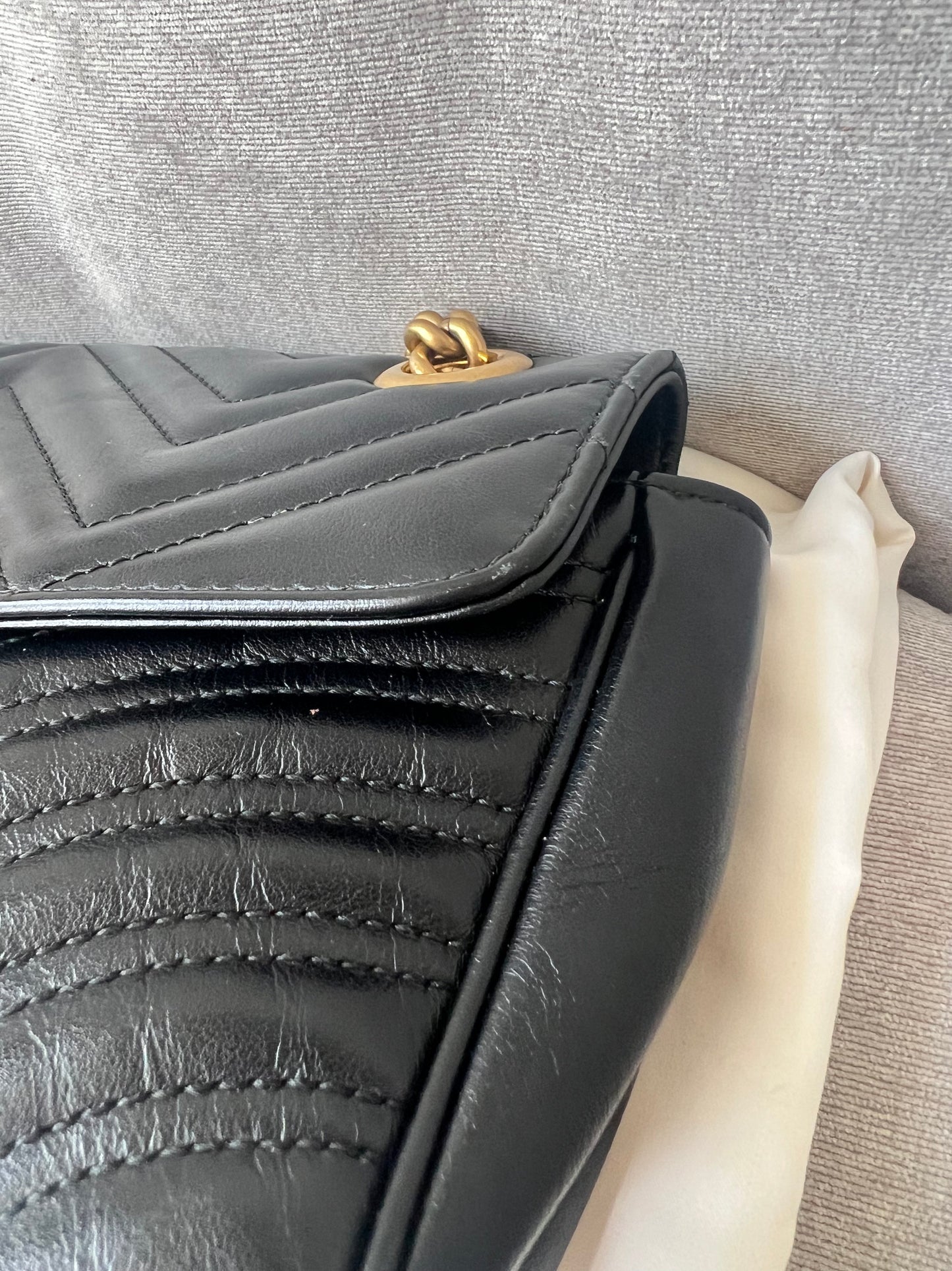 Gucci GG Black Marmont Small Shoulder Bag (RRP £1800)