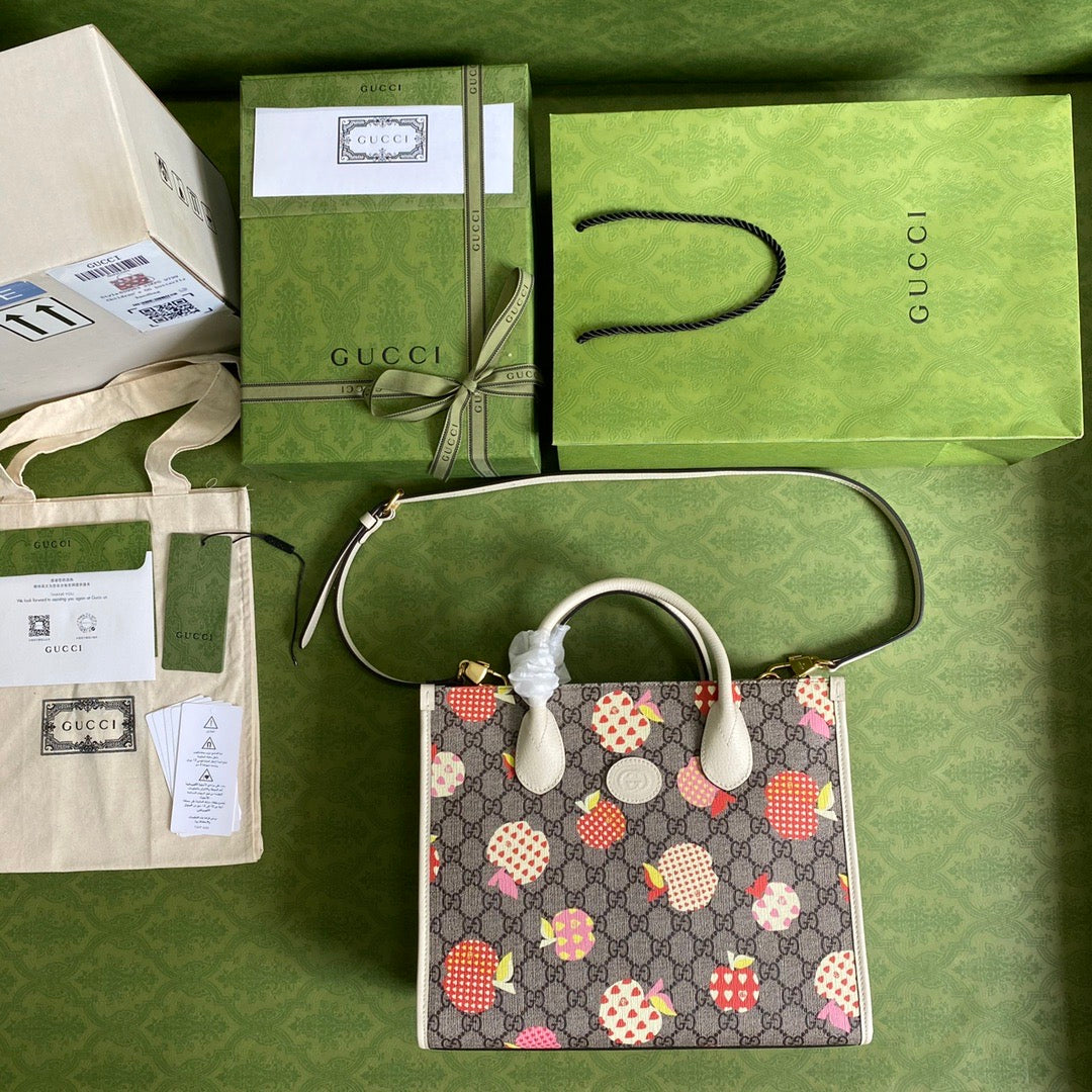 Gucci Les Pommes Small Tote Bag