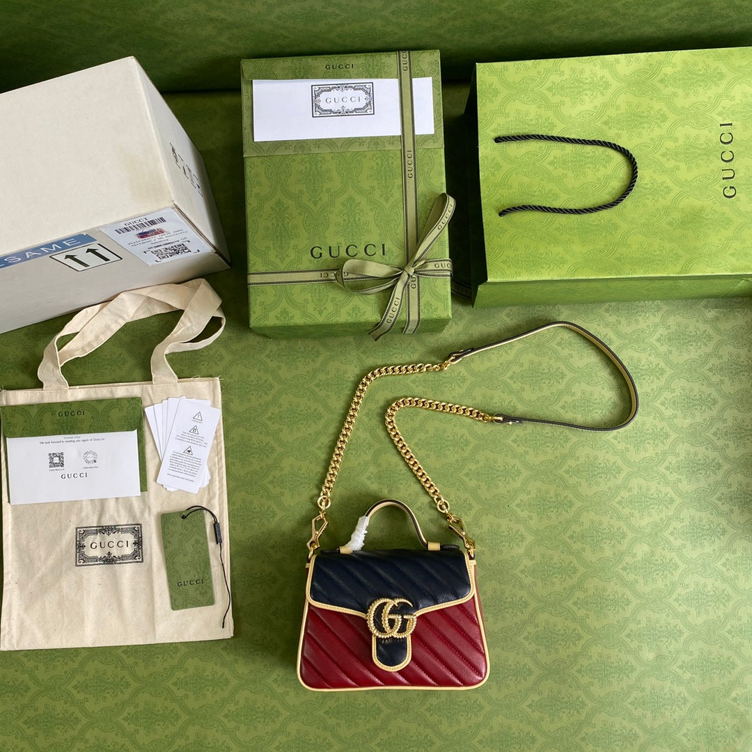 Gucci Marmont Mini Top Handle Bag