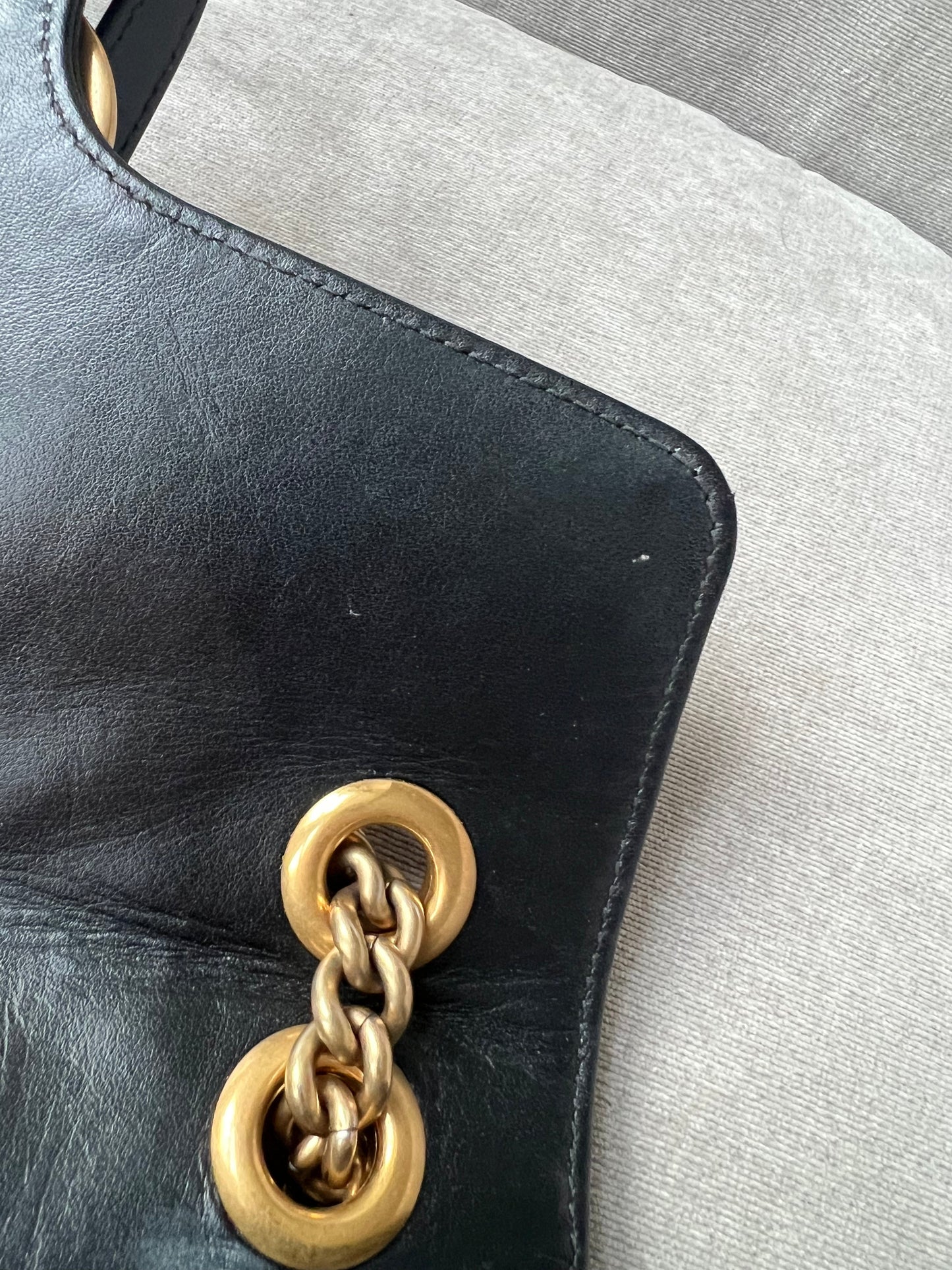 Gucci GG Black Marmont Small Shoulder Bag