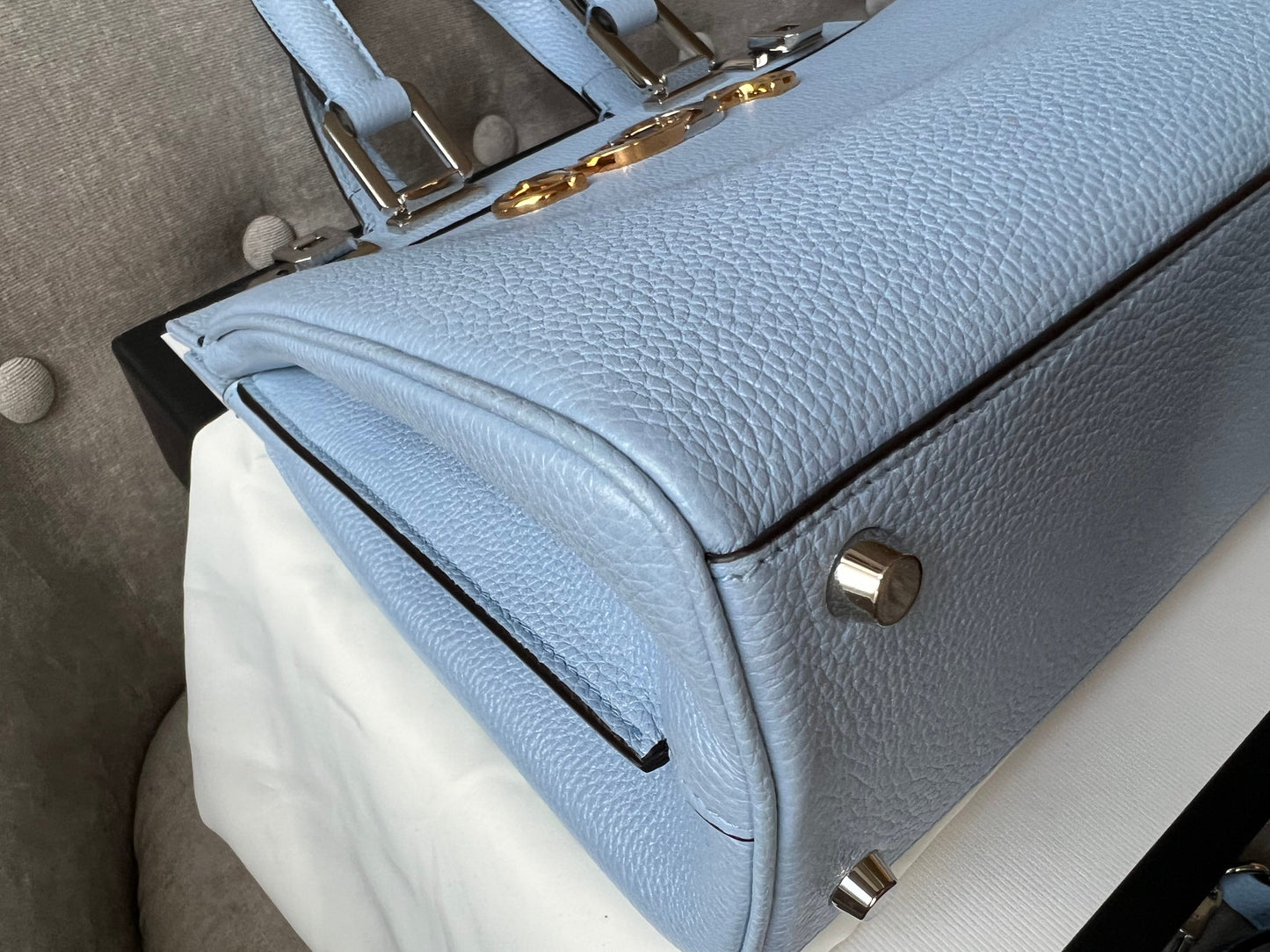 Gucci Pale Blue Medium Zumi Tote (RRP £2210)