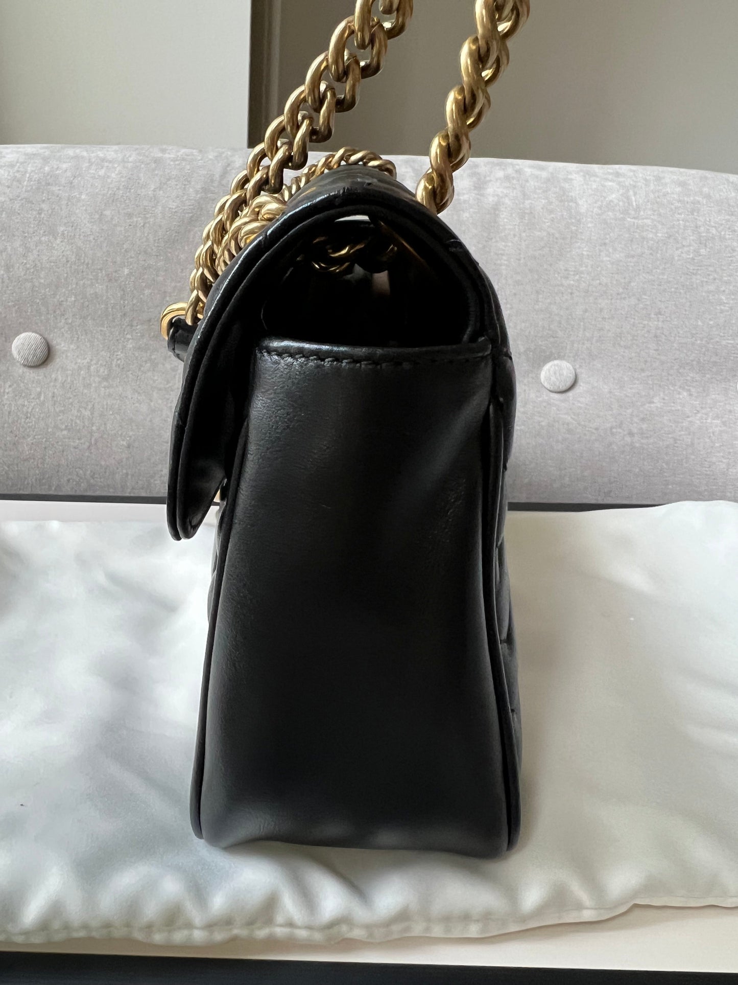Gucci GG Black Marmont Small Shoulder Bag (RRP £1800)