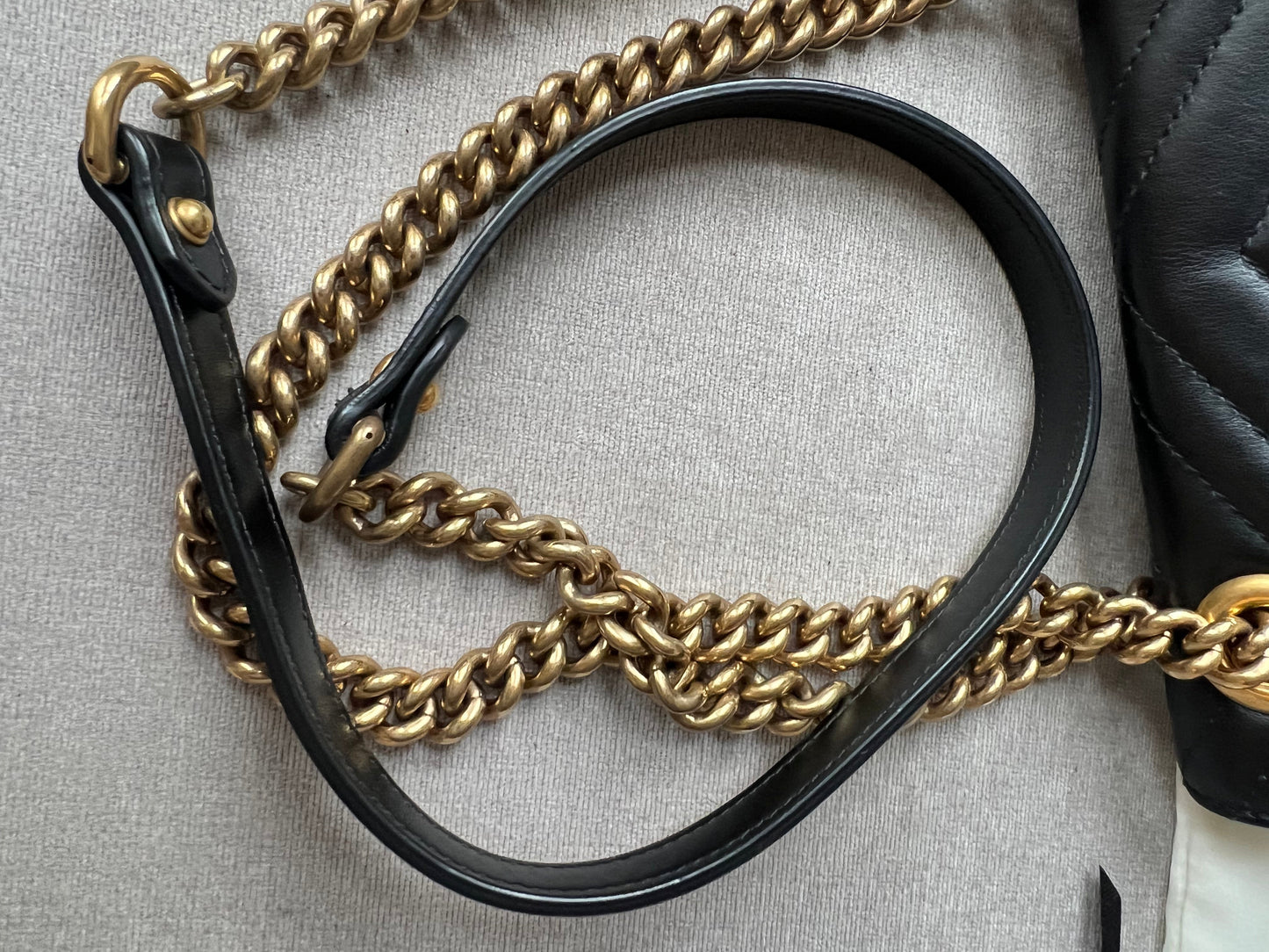 Gucci GG Black Marmont Mini Shoulder Bag (RRP £1,700)
