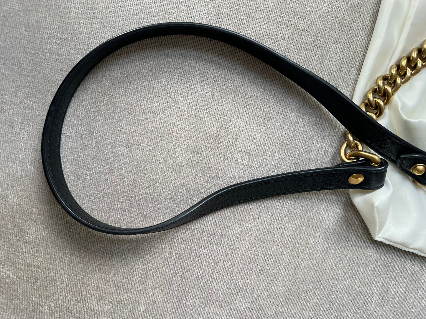 Gucci GG Tricolour Marmont Mini Shoulder Bag