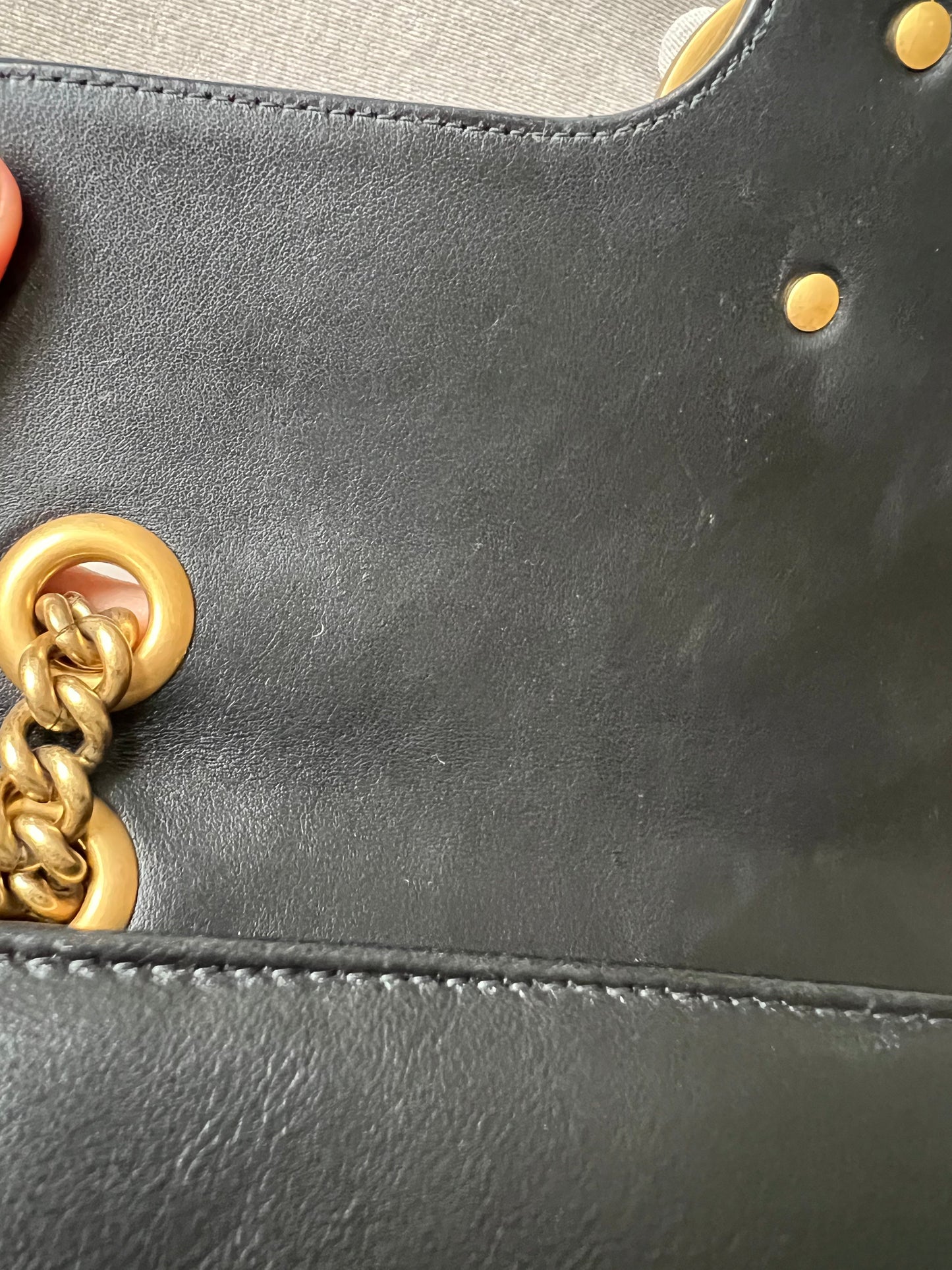 Gucci GG Black Marmont Small Shoulder Bag (RRP £1800)