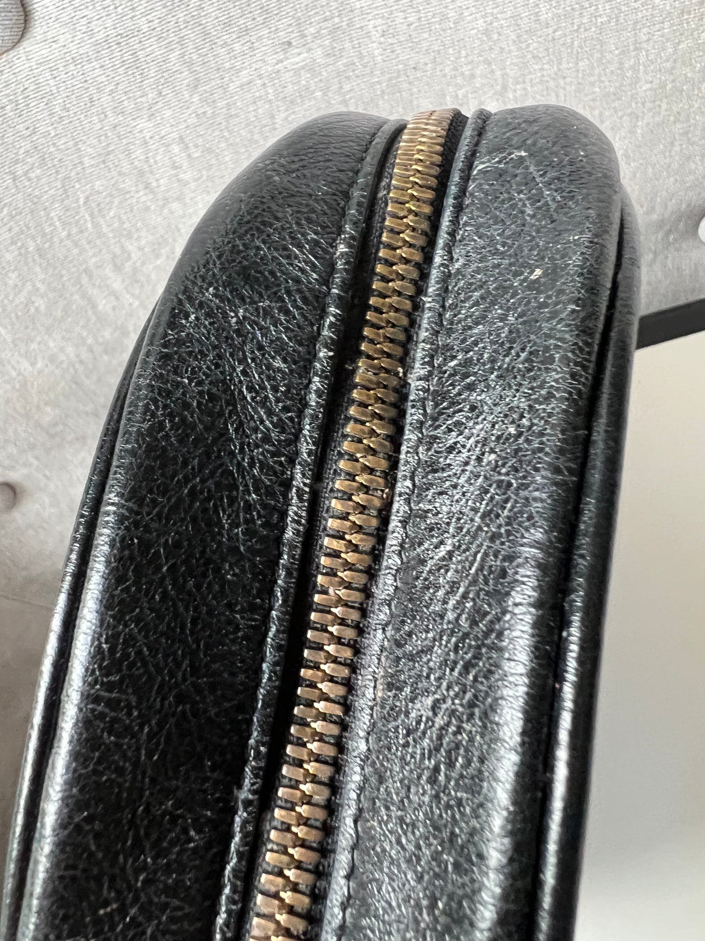 Gucci GG Round Black Marmont Small Shoulder Bag