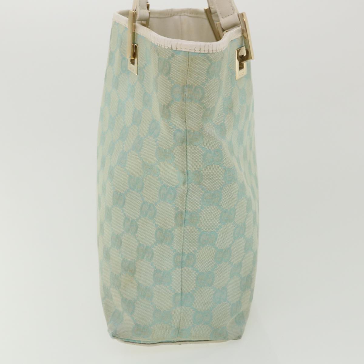 GUCCI GG Canvas Shoulder Bag Light Blue 0021099 001998 34957