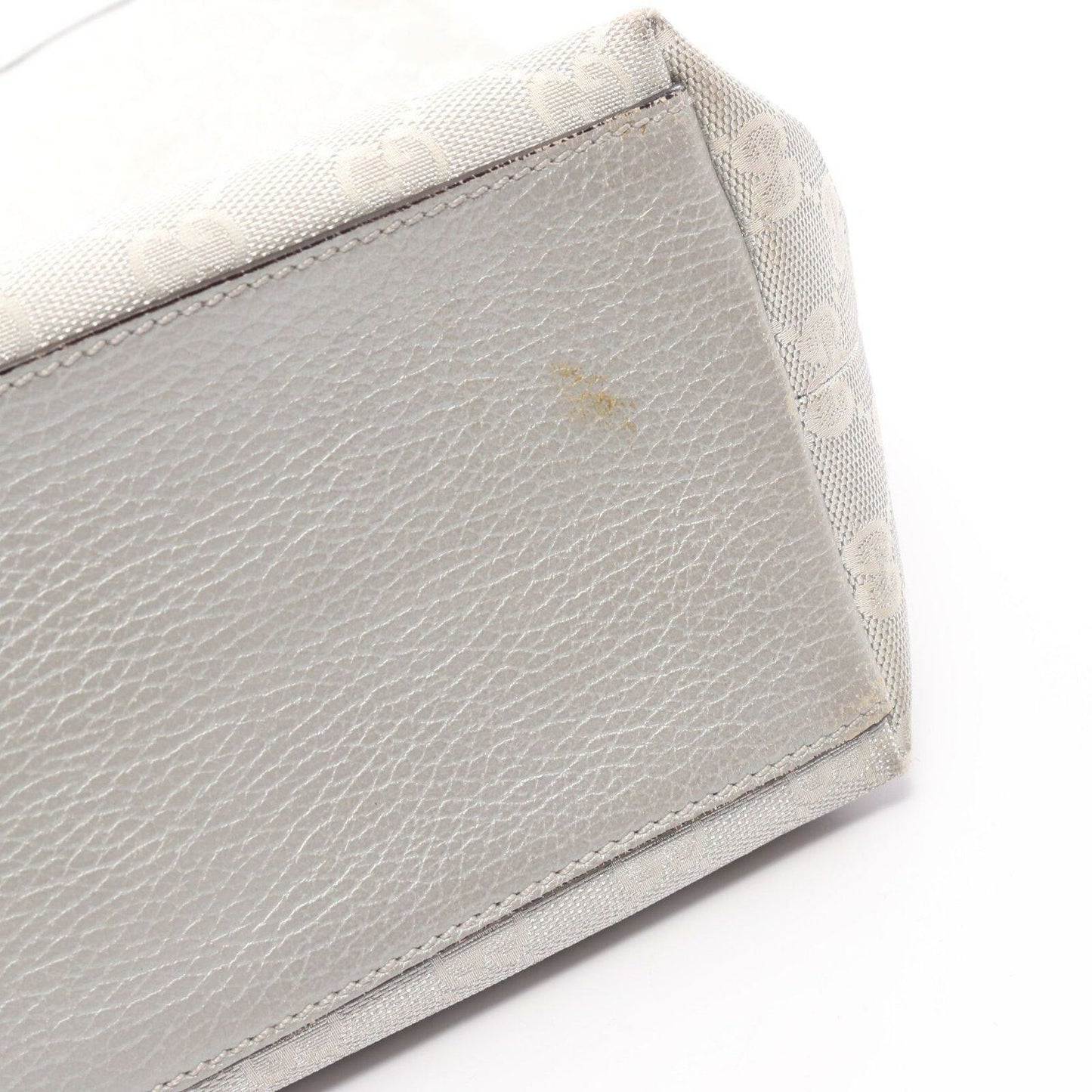 Gucci Gg Tote Bag White Canvas