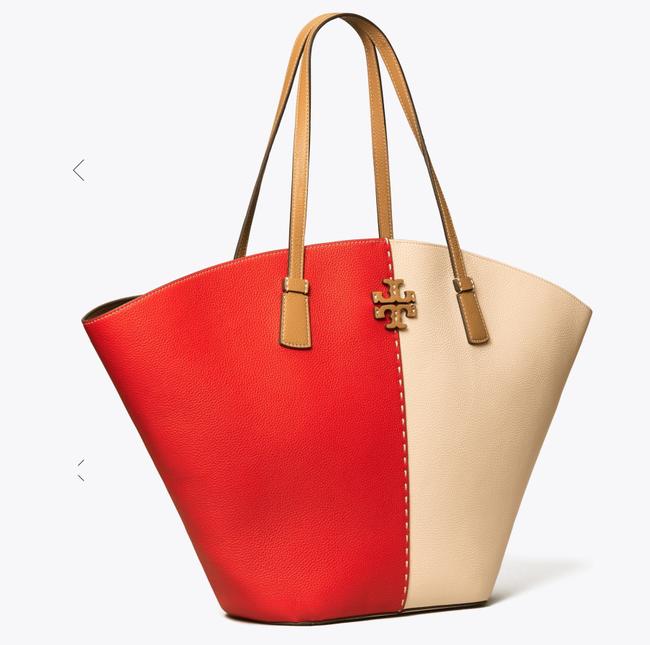 Tory Burch McGraw Color-Block Shopper Tote