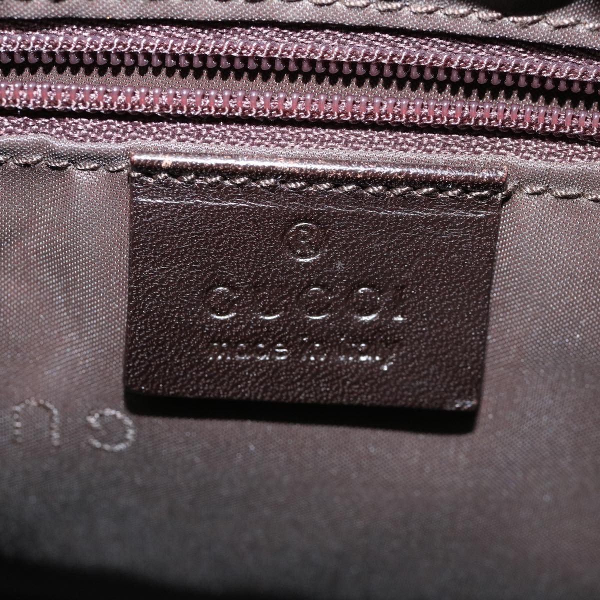 GUCCI Bamboo Shoulder Bag Nylon 2way Khaki 00005092122 ki2191