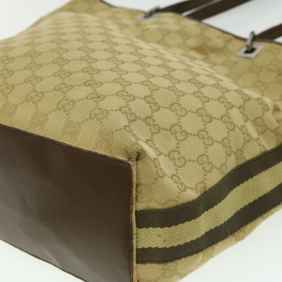 GUCCI GG Canvas Tote Bag Beige ki2268