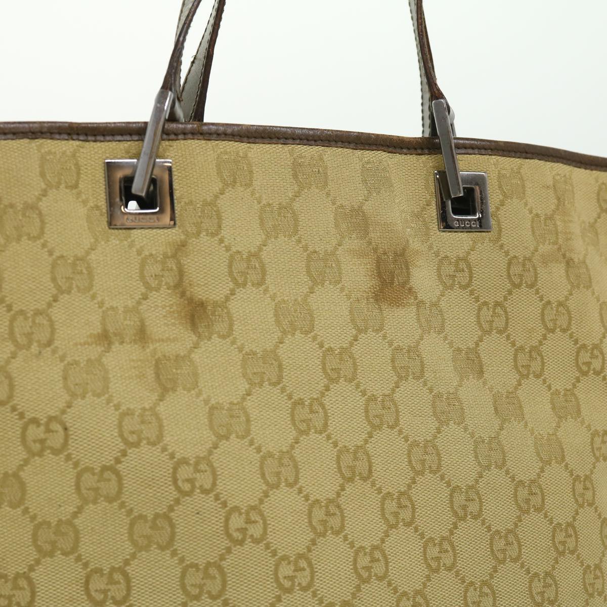 GUCCI GG Canvas Tote Bag Beige ki2268