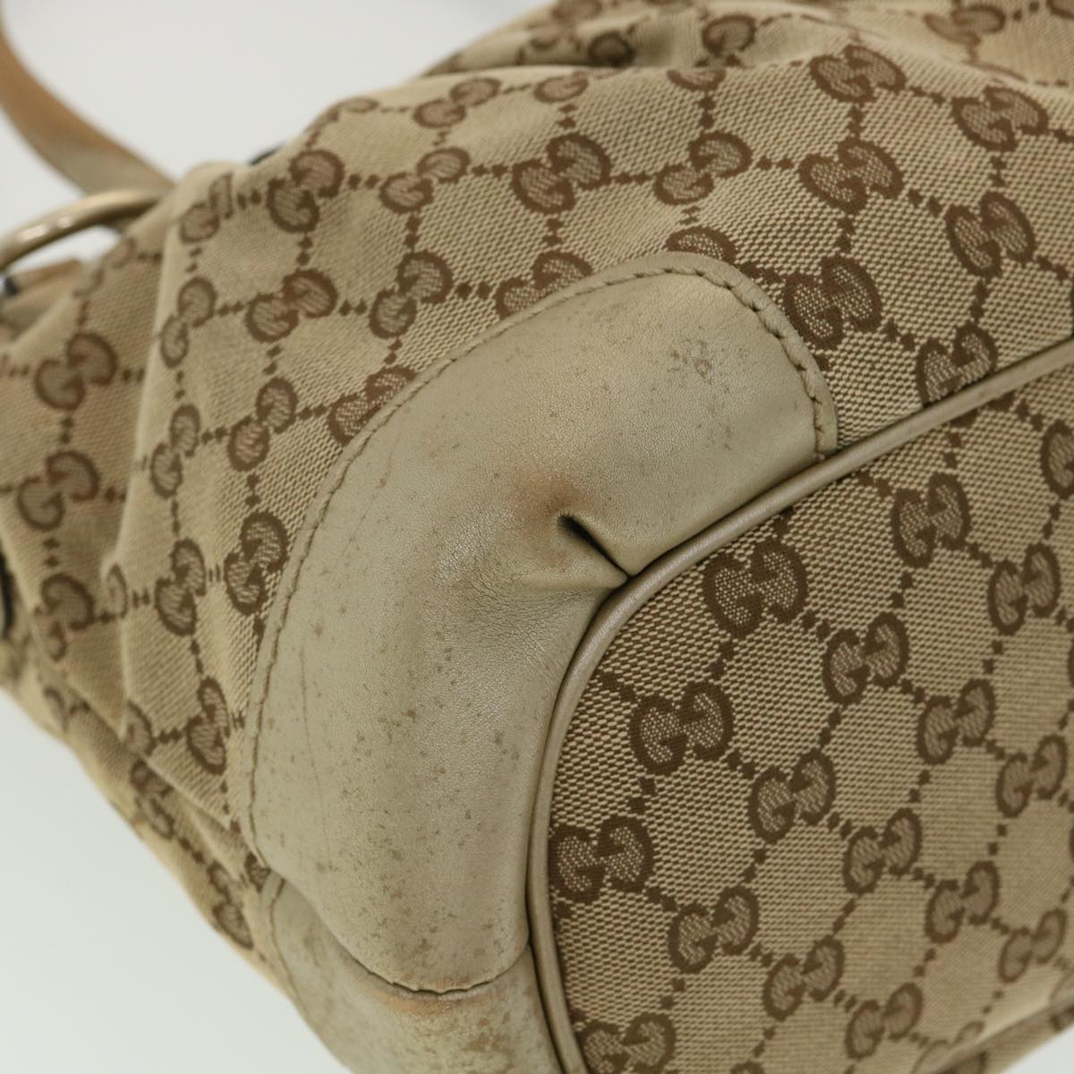 GUCCI GG Canvas Shoulder Bag 2way Beige ki2405