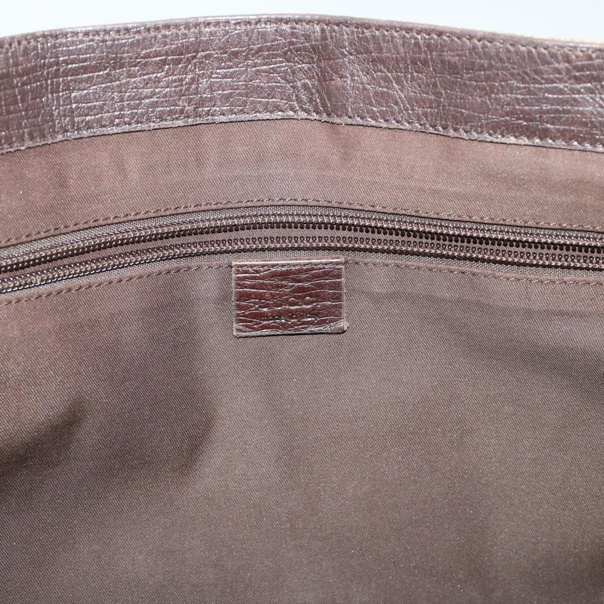 GUCCI GG Canvas Tote Bag PVC Leather Beige 141624 ki3005