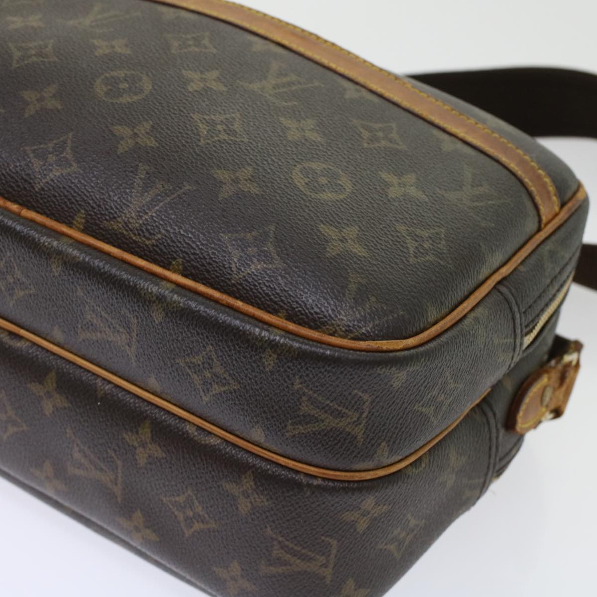 LOUIS VUITTON Monogram Reporter PM Shoulder Bag M45254 LV ki3178