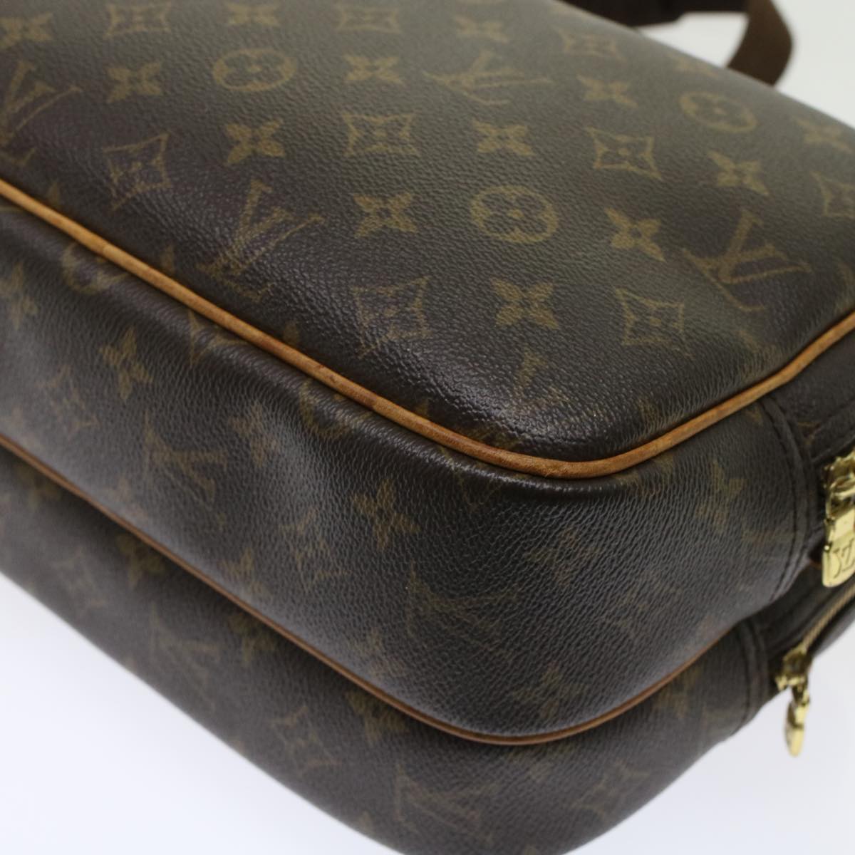 LOUIS VUITTON Monogram Reporter PM Shoulder Bag M45254 LV ki3178