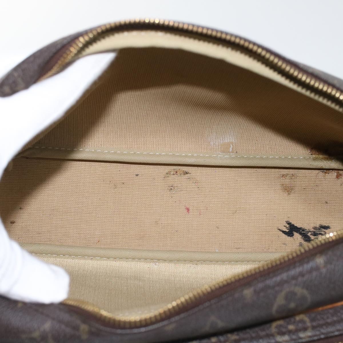 LOUIS VUITTON Monogram Reporter PM Shoulder Bag M45254 LV ki3178
