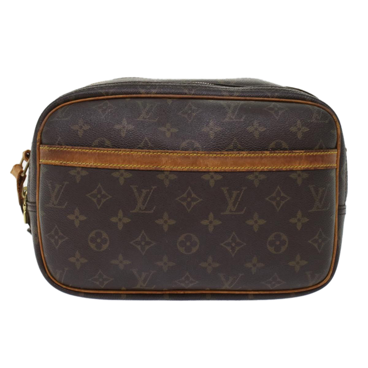 LOUIS VUITTON Monogram Reporter PM Shoulder Bag M45254 LV ki3178